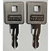 Pair of 2 Replacement Keys Cut to Key Code 8206 for Husky/Kobalt/Sears Tool Box (Cut by Key Copy Express) (The Key Code is on The Front of The Lock Next to The Key Hole or on The Original Key)