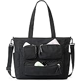 G4Free Tote Bag for Women, Lightweight Work Bag with 15" Laptop Pocket for Teacher Nurse Casual Shoulder Bag for Travel Daily