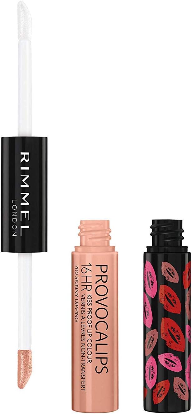 Rimmel London Provocalips 16HR Kissproof Lipstick 700, Skinny Dipping, 7 ml, 700 Skinny Dipping, 7 ml (Pack of 1)