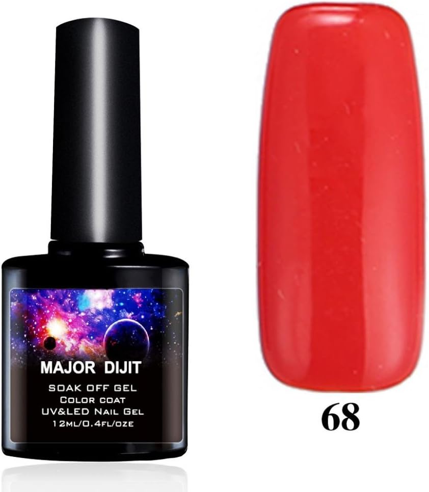 Nail Art UV Gel Polish,Showking MAJOR DIJIT New Gel Nail Polish Soak UV Gel Polish Top Low Coat Gel Nail Lacquer (H)