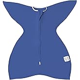 bebon Transition Swaddle - Baby Wearable Blanket - Cozy Sleep Sack, Wrap with 2-Way Zipper - 95% Bamboo Viscose, 5% Spandex (