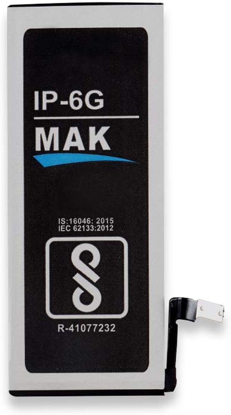 MMAK 1810 mAh Rechargeable Lithium ion Mobile Battery Compatible with iPhone 6 Smartphone (IP-6G)