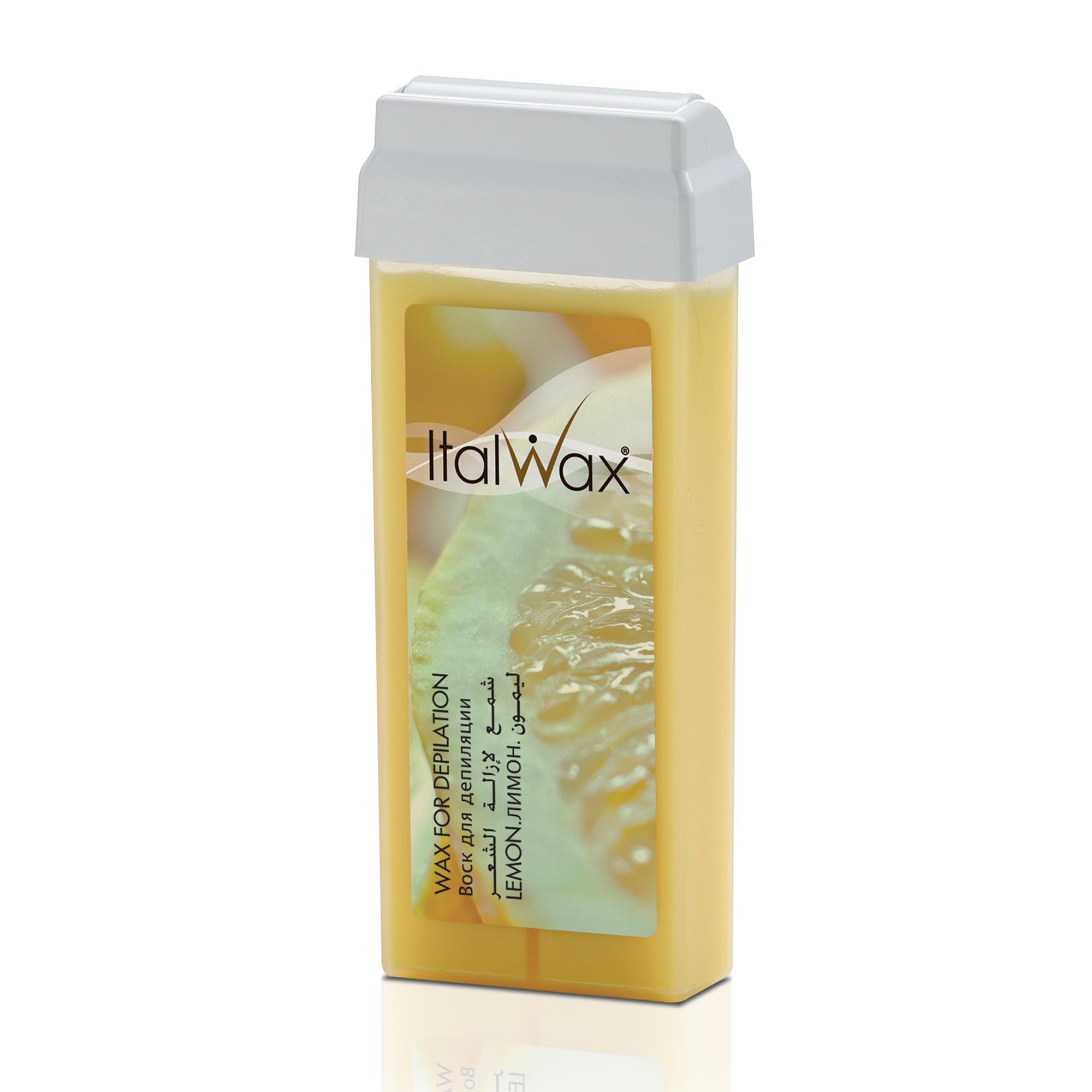 Italwax Classic Roll-On Wax Cartridge – Pack of 6 x 100ml – Lemon Formula – Gentle on All Skin Types – For Professional and At-Home Use