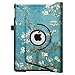 Fintie iPad mini 1/2/3 Case - 360 Degree Rotating Stand Case Cover with Auto Sleep / Wake Feature for Apple iPad mini 1 / iPad mini 2 / iPad mini 3, Blossom