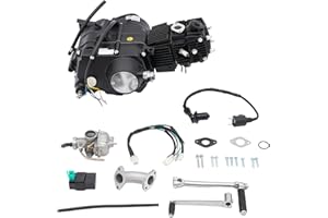 GOSANGOM 110CC Engine Motor Kit, Engine Motor, 4-Speed Kick Start Motor Engine, Off-Road Engine Motor w/CDI Ignition System for Honda CRF50 CRF70 XR50 XR70 Z50 Z50R, 428-14T