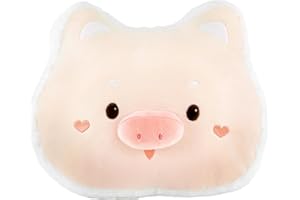 YOUBLEK Pig Plush Pillow,Seating Cushion,Plush Hugging Pillow Toy,Butt Cushion Animal Floor Pillow,Room Decoration,Throw Pillow for Bedroom Sofa Chair(Pig)