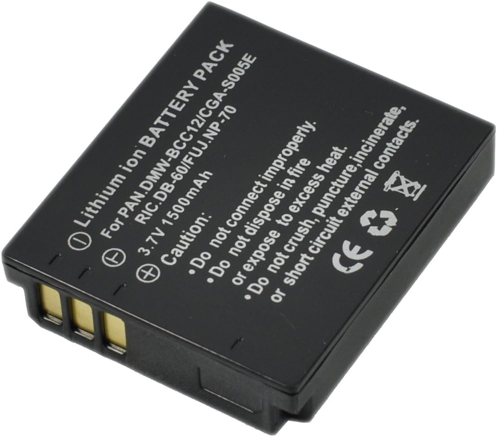 BTBAI 4x BP-41 Battery For BP41 DP1 DP2 DP3 Merrill CGA-S005 NP-70 Digital Camera Battery k1a, black - Image 3