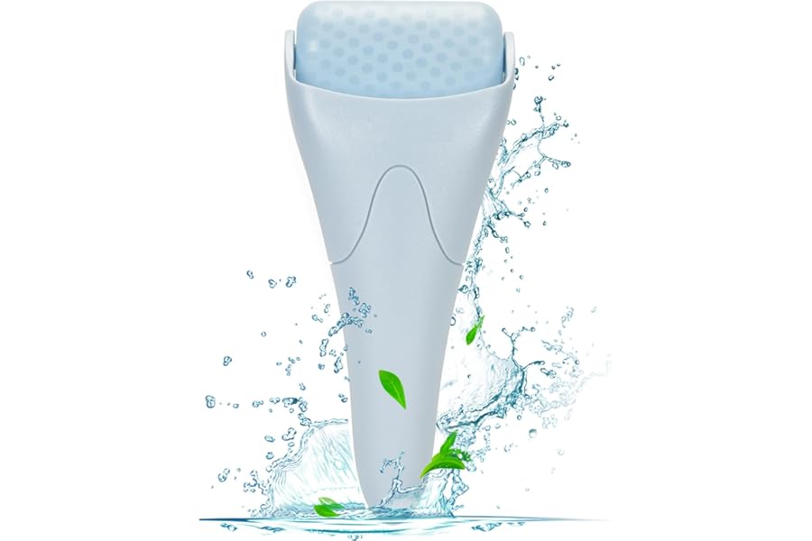 Fronnor Ice Roller for Face,Eyes,Women Gifts Idea,Therapeutic Cooling to Tighten Brighten Complexion and Reduce Wrinkles,Massager Under Eye Puffiness,Migraine and Pain Relidf (Haze Blue)