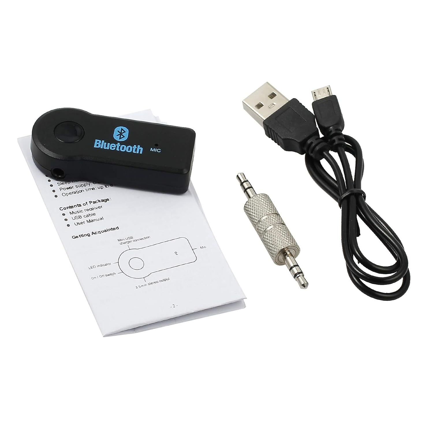 Audio Quest Adattatore Bluetooth 5.0 Da USB/AUX A Wireless - Ricevitore Audio Per Auto E Stereo Casa Ricevitore Bluetooth Hifi - Foto 7