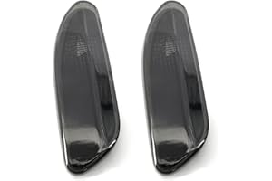 Front Bumper Side Marker Light Shell Fit for Mercedes W203 C Class, Replaces OE 2038200721 2038200821, Black Front Sidemarker