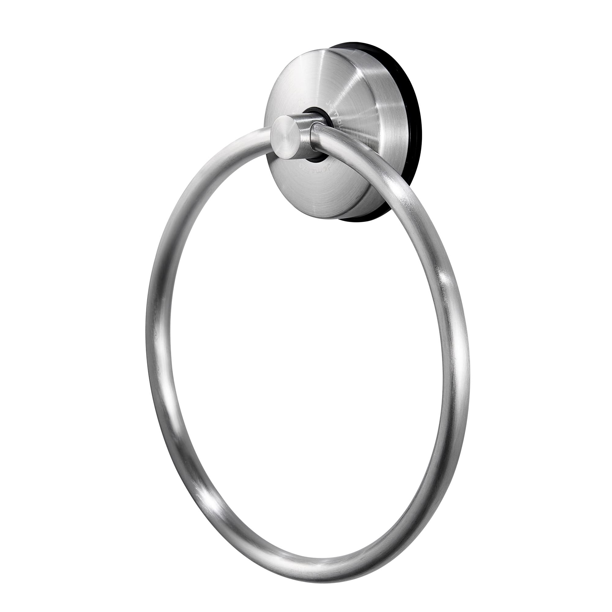 JOMOLA Towel Ring Suction Towel Rail for Bathroom Stainless Steel Kitchen Towel Rail Rack Drill Free Bath Towel Holder Bathroom Accessories Brushed Finish