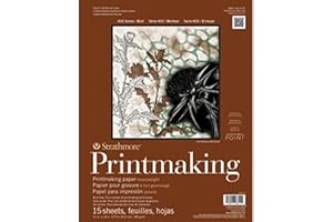 Strathmore Printmaking Paper Pad 11"X14"-15 Sheets -62433110, BROWN