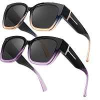 Amazon.com: LVIOE 2 Pack Polarized Fit Over Sunglasses for  display picture 3