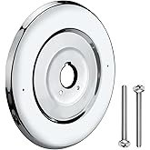 Shower Faucet Cover Plate Escutcheon Replacement for Moen 16090, Shower Handle Cover Plate for One-Handle Tub and Shower Fauc