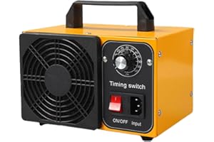 Purificateur d'air ionique 60 000 mg/h pour maison, sous-sol commercial (2 styles) (B, 24,5 x 18,5 x 22 cm)