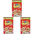 Post Fruity PEBBLES Cereal, Fruity Kids Cereal, Gluten Free Rice Cereal for Kids, 19.5 OZ Family Size Cereal Box (Pack of 3)