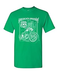 America's Highway T-Shirt Route 66 MC Motorcycle