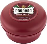 Proraso Shaving Soap in Bowl for Coarse Beards 150ml Sandalwood Shea Butter Red view 1