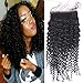 Youth Beauty Brazilian Virgin Human Hair 3 Part Body Wave Lace Closure Afro KInky Curly Clsure Bleached Knots Top Lace Closure with Baby Hair Size 4