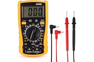 axGear Digital Multimeter LCD AC/DC Ammeter Resistance Capacitance Tester