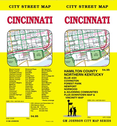 Cincinnati OH Street Map