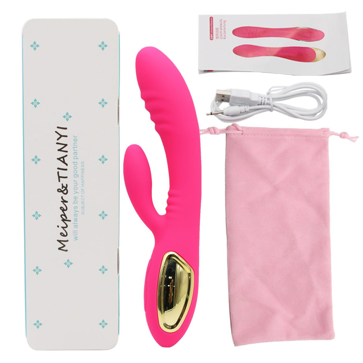 Vibrator TV LED with USB Cable Rechargeable Gift Set - Support Most Android Tablets Perfect for Bath and Body Works Artery Massager Long Time Use