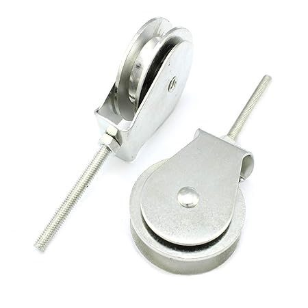 Umlenkrolle / Vogelrolle / Seilrolle mit Metrischem Gewinde M6 Seild,- 9mm