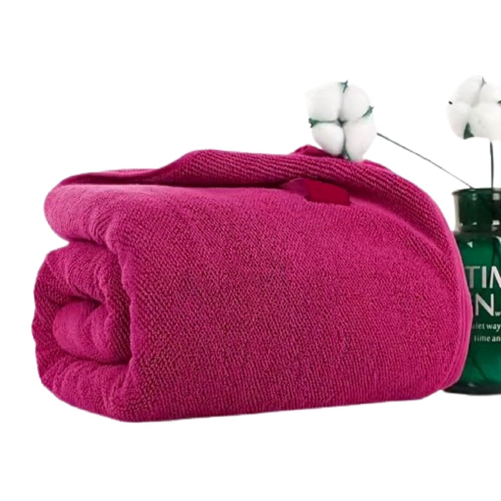 Extra Large Premium Oversized Jumbo Bath Sheet-150 X 200 cm-100% Egyptian Cotton Towels Super Soft Quick Dry and Absorbent Huge Bath Sheet 600GSM (Pink)
