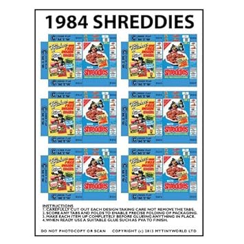 Mytinyworld Dolls House Miniature Packaging Sheet Of 6