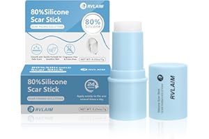 Silicone Scar Stick, 80% Silicone Stick for Face and Body. Silicone Stick for Removal of Surgical,Old and Recent Scars and St
