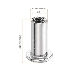 uxcell M8x20mm Hex Socket Head Insert Nut Screw