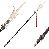 78.7 Inch God Erlang Yang Jian Three Pointed Double-Edged Prop | Sword Traditional Eighteen Props Collection Unsharpened.