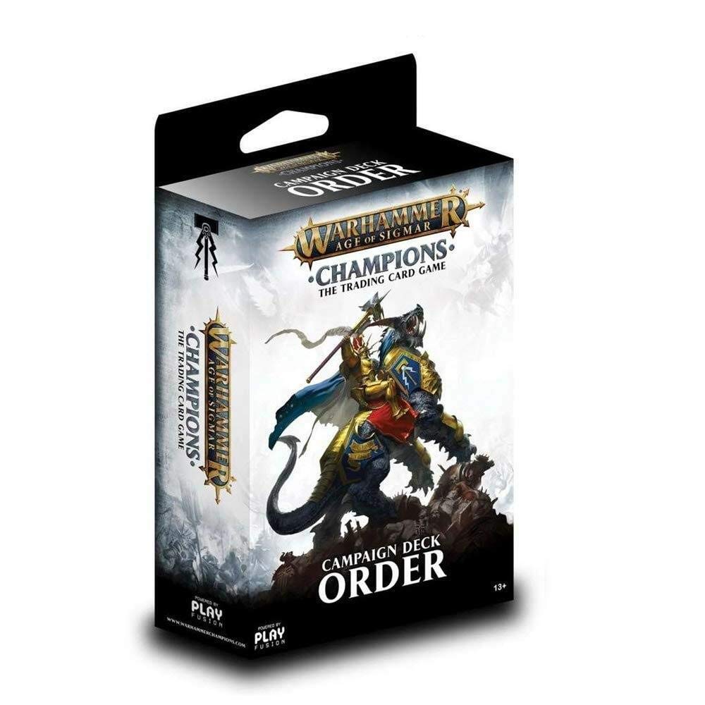 Play Fusion Warhammer Age of Sigmar - Champions - The Trading Card Game - Campaign Deck - Order