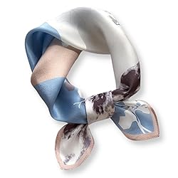 PoeticEHome 100% Mulberry Silk Neck Scarf