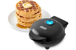 Dash Mini Maker: The Mini Waffle Maker Machine for Individual Waffles, Paninis, Hash browns, & other on the go Breakfast, Lun