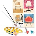 Ravensburger CreArt Eames Take a Seat Paint by Numbers Kit for Adults - Painting Arts and Crafts for Ages 12 and Up