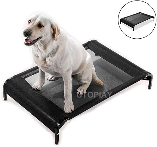 Utopiay Panier De Camping Surélevé Pour Chien Avec Cadre En