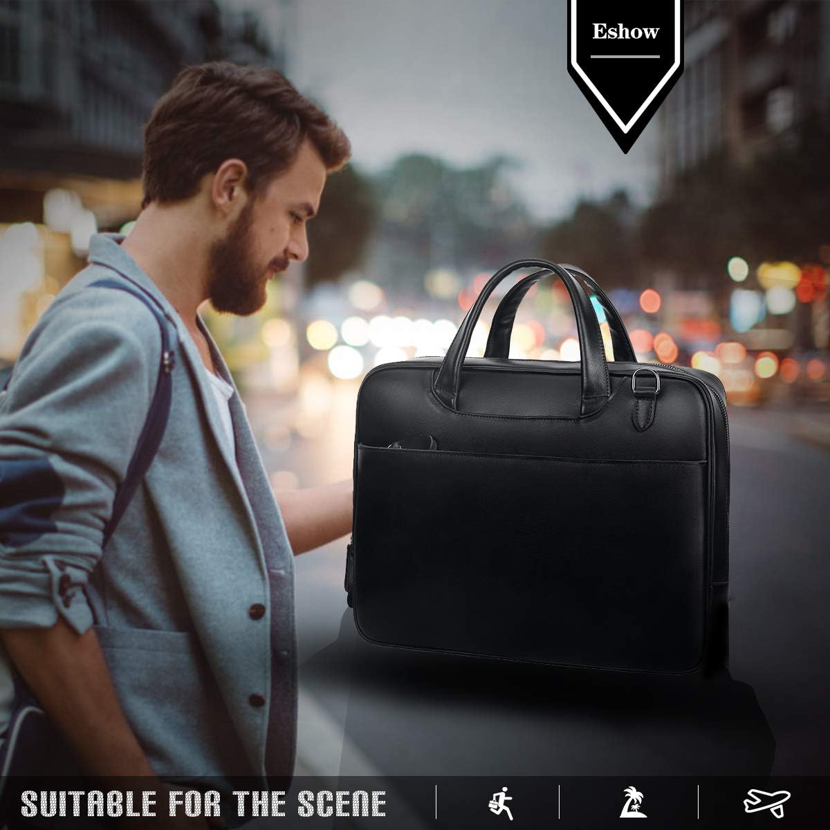 Leathario Sac Homme Porte Document Sac En Cuir Sac Ordinateur Homme Cuir Sac A Epaule Sacs A Main Homme Zwembaddebeemd Nl