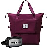 Large Capacity Travel Bag, Foldable Travel Bag, Expandable Travel Duffel Bag, Collapsible Waterproof Large Capacity Travel Handbag, Overnight Bag for Women and Man