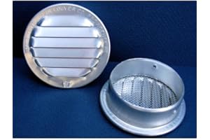 Maurice Franklin Louver-2.5" Round Aluminum Louver with Insect Screen (Priced Per Bag of 4). Item# 2.5" RL-100