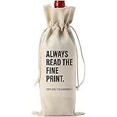 XFW Funny Baby Announcement Wine Bag, Pregnancy Announcement for Grandparents, Pairs well with being Grandparents, Gift for Aunt, Uncle