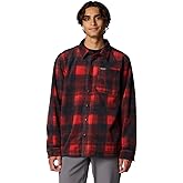 Columbia Men's Steens Mountain Printed Shirt Jacket II, Sail Red Omblur, 2X Tall