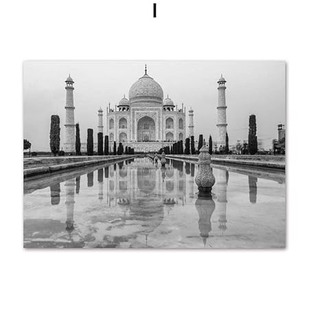 zxddzl Nueva York Londres Iglesia Pared Arte Lienzo Pintura Cartel ...