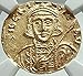 698 TR TIBERIUS III Apismar 698AD Ancient AV Byzantine S coin MS NGC