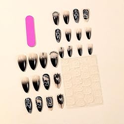 Halloween Press on Nails Medium Almond Fake Nails