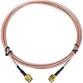 Kaunosta Extensión de antena de cable coaxial SMA SMA macho a SMA macho adaptador RG316 Cable puente de cable coaxial RF Cabl