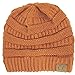 Winter White Ivory Thick Slouchy Knit Oversized Beanie Cap Hat,One Size,2 Pack: Olive/Rust