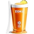 ZOKU Original Slush and Shake Maker, Compact Make and Serve Cup with Freezer Core Creates Single-Serving Smoothies, Slushies and Milkshakes in Minutes, BPA-free, Orange