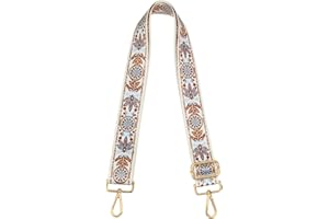 ZANQANO Crossbody Strap for Purses Replacement Adjustable Guitar Multicolor Style Handbag Straps