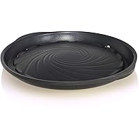 TeChef - Stovetop Korean BBQ Non-Stick Grill Pan with New Safe Teflon Select Non-Stick Coating (PFOA Free) (Black)